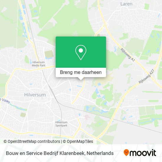 Bouw en Service Bedrijf Klarenbeek kaart