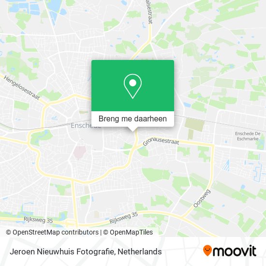 Jeroen Nieuwhuis Fotografie kaart