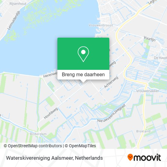 Waterskivereniging Aalsmeer kaart