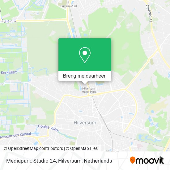 Mediapark, Studio 24, Hilversum kaart