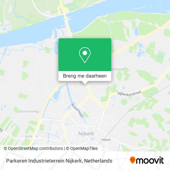 Parkeren Industrieterrein Nijkerk kaart