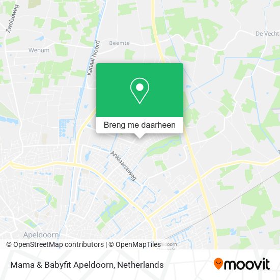 Mama & Babyfit Apeldoorn kaart