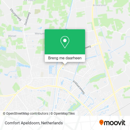 Comfort Apeldoorn kaart