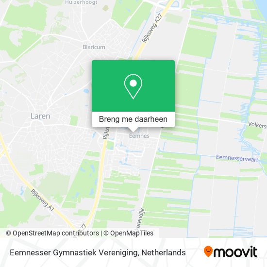 Eemnesser Gymnastiek Vereniging kaart