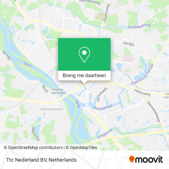 Ttc Nederland BV kaart