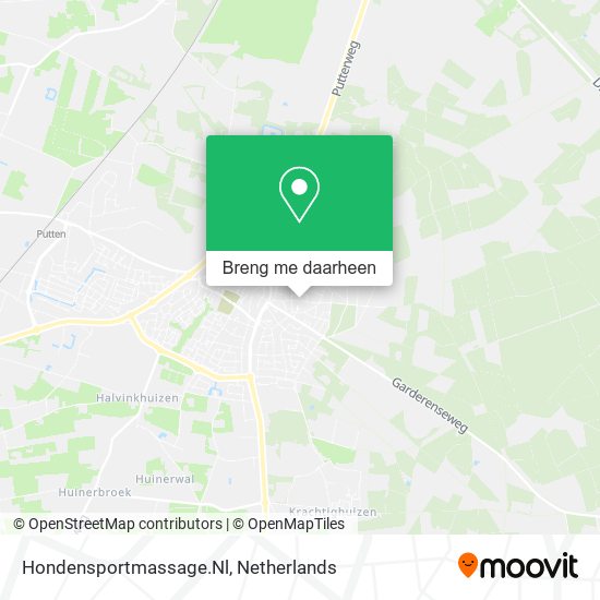 Hondensportmassage.Nl kaart