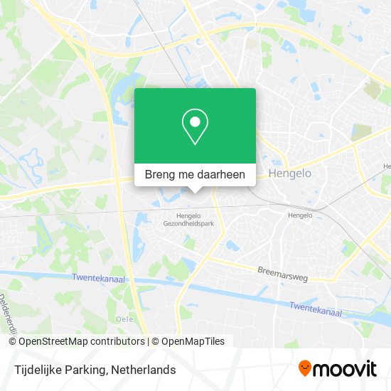 Tijdelijke Parking kaart