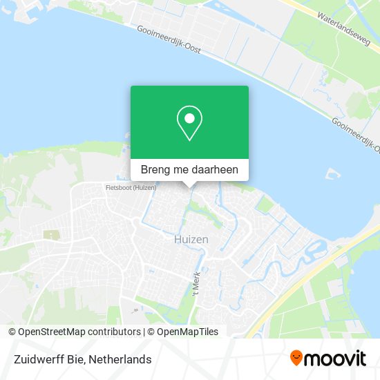 Zuidwerff Bie kaart