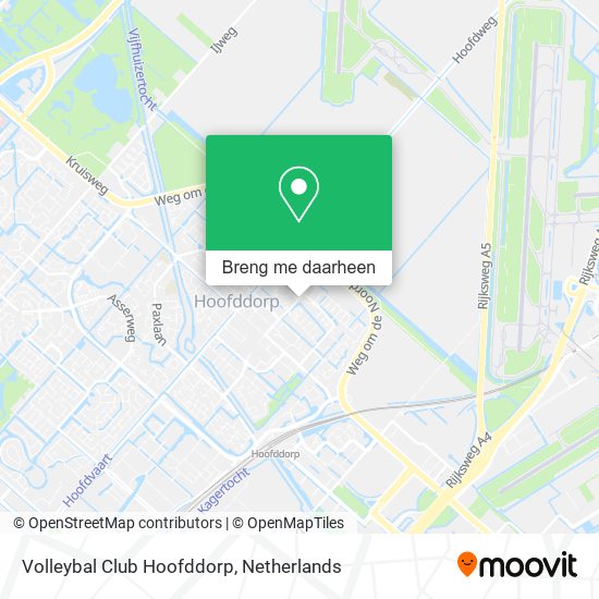 Volleybal Club Hoofddorp kaart