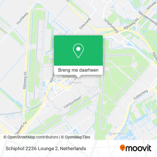 Schiphol 2236 Lounge 2 kaart