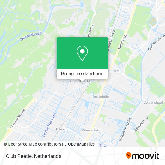 Club Peetje kaart