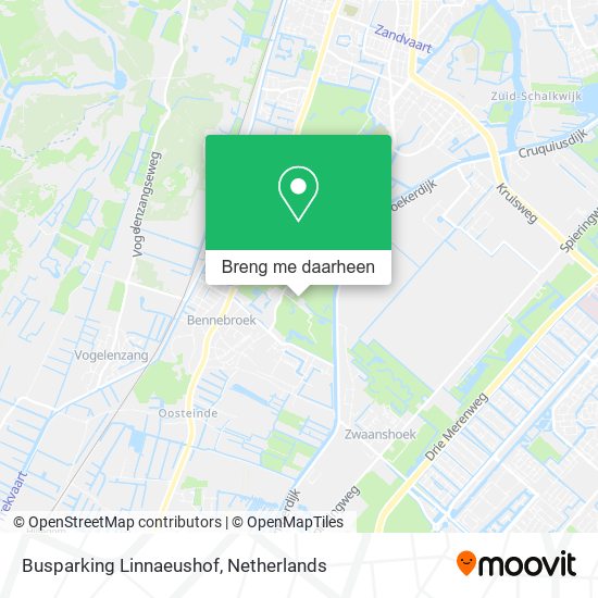 Busparking Linnaeushof kaart