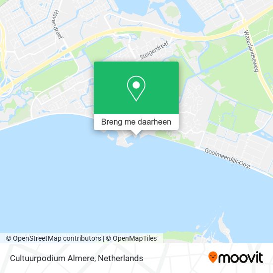 Cultuurpodium Almere kaart