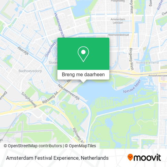 Amsterdam Festival Experience kaart