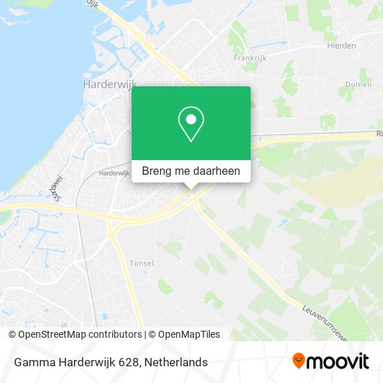 Gamma Harderwijk 628 kaart