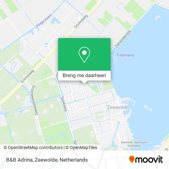 B&B Adrina, Zeewolde kaart