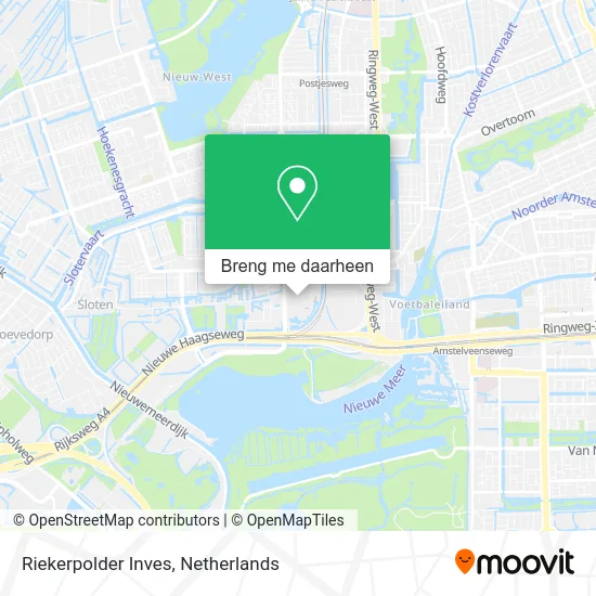 Riekerpolder Inves kaart