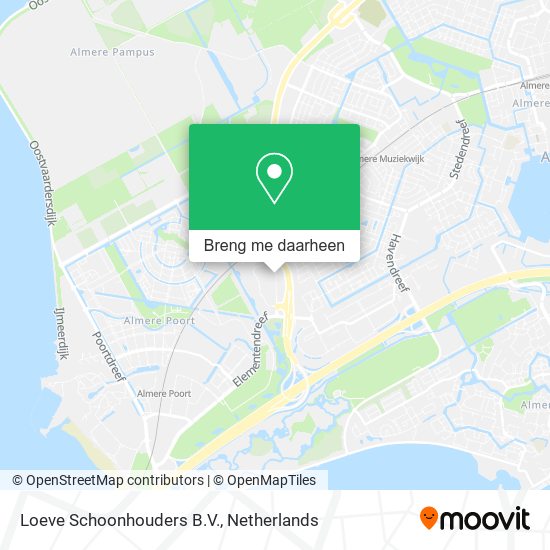 Loeve Schoonhouders B.V. kaart