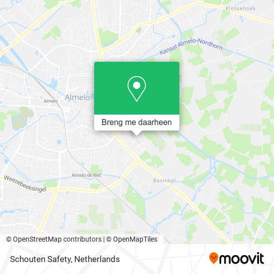 Schouten Safety kaart