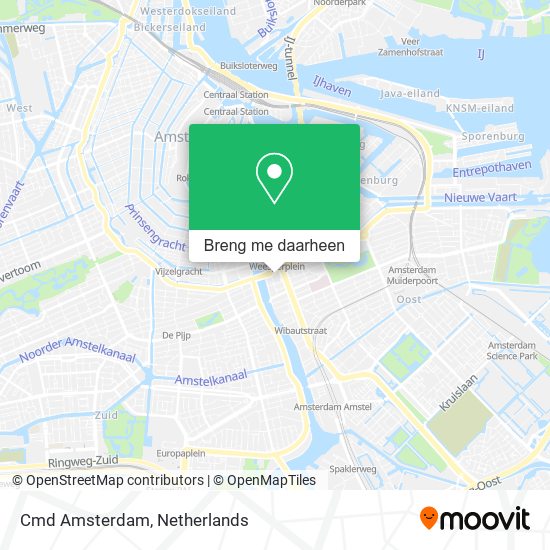 Cmd Amsterdam kaart