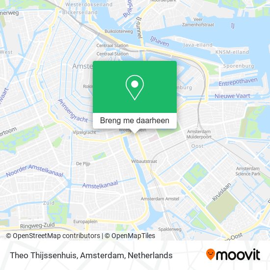 Theo Thijssenhuis, Amsterdam kaart