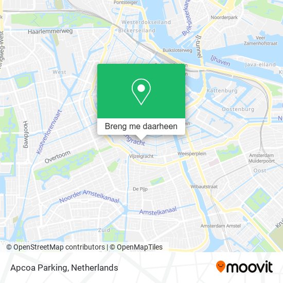 Apcoa Parking kaart