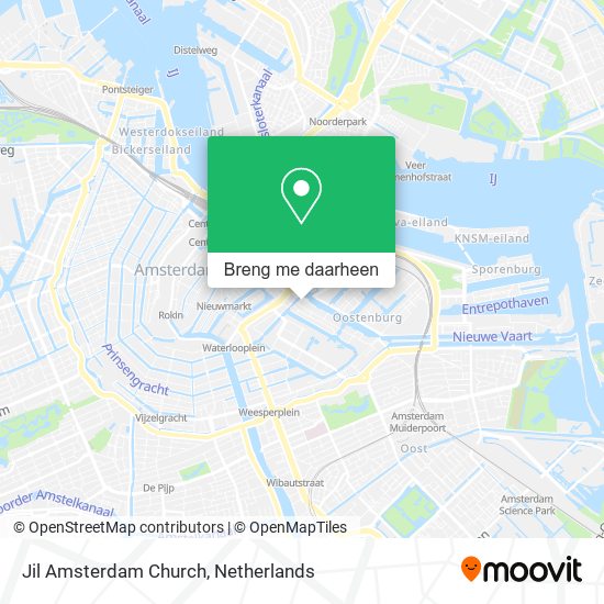 Jil Amsterdam Church kaart