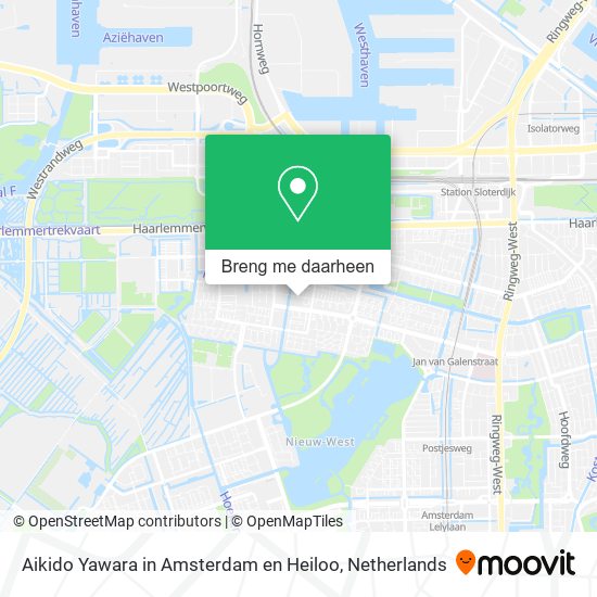 Aikido Yawara in Amsterdam en Heiloo kaart