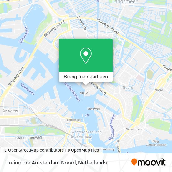 Trainmore Amsterdam Noord kaart