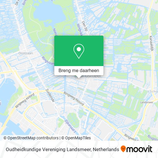 Oudheidkundige Vereniging Landsmeer kaart