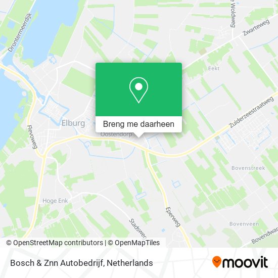 Bosch & Znn Autobedrijf kaart