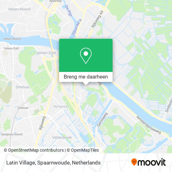 Latin Village, Spaarnwoude kaart