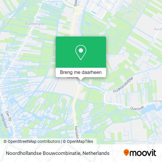 Noordhollandse Bouwcombinatie kaart