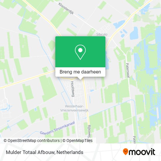 Mulder Totaal Afbouw kaart