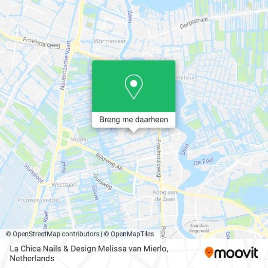 La Chica Nails & Design Melissa van Mierlo kaart