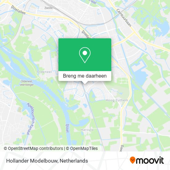 Hollander Modelbouw kaart