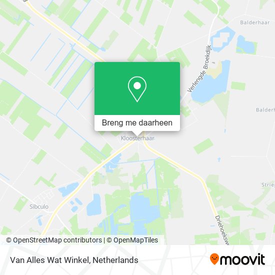 Van Alles Wat Winkel kaart