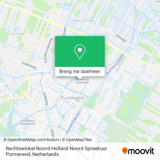 Rechtswinkel Noord-Holland Noord Spreekuur Purmerend kaart