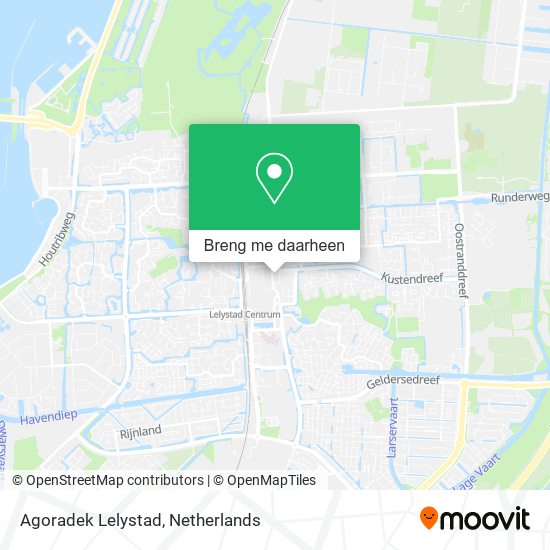 Agoradek Lelystad kaart