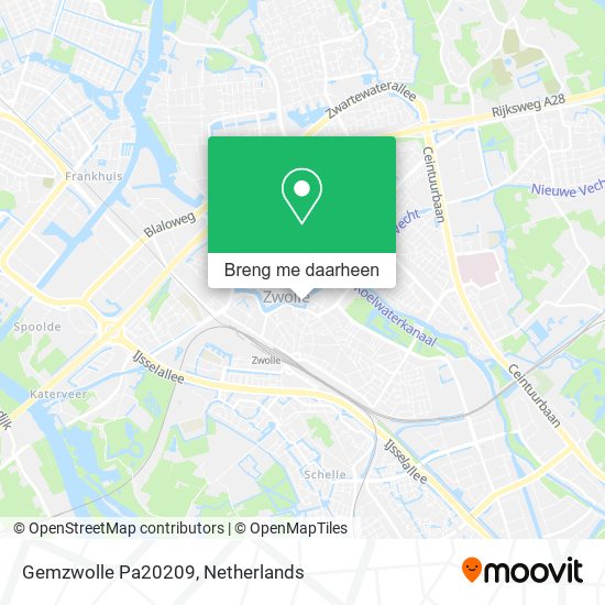 Gemzwolle Pa20209 kaart