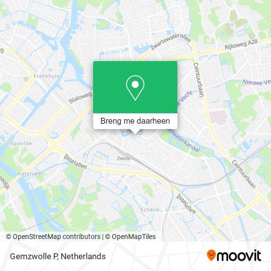 Gemzwolle P kaart