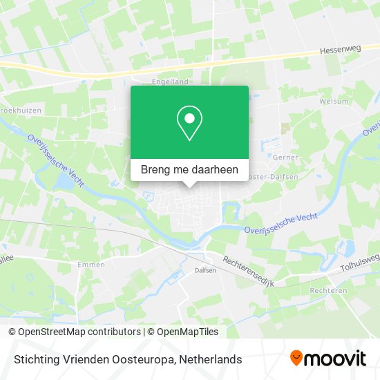 Stichting Vrienden Oosteuropa kaart