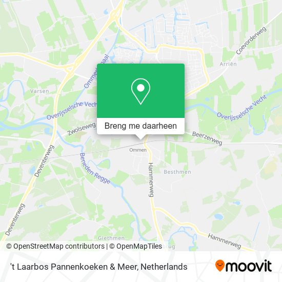 't Laarbos Pannenkoeken & Meer kaart