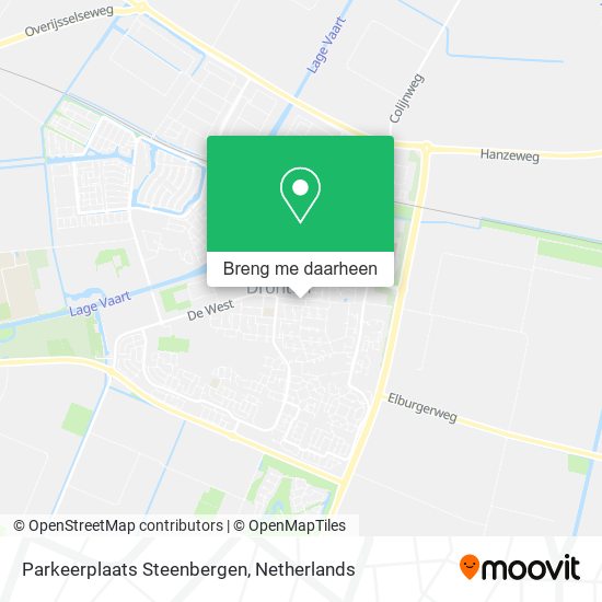 Parkeerplaats Steenbergen kaart