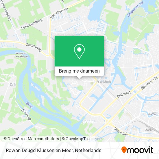Rowan Deugd Klussen en Meer kaart