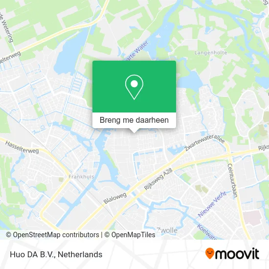 Huo DA B.V. kaart