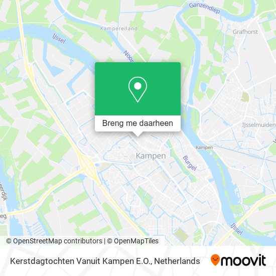 Kerstdagtochten Vanuit Kampen E.O. kaart