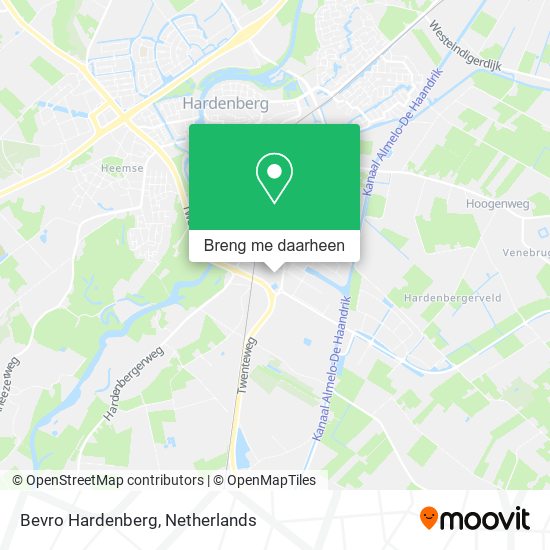 Bevro Hardenberg kaart