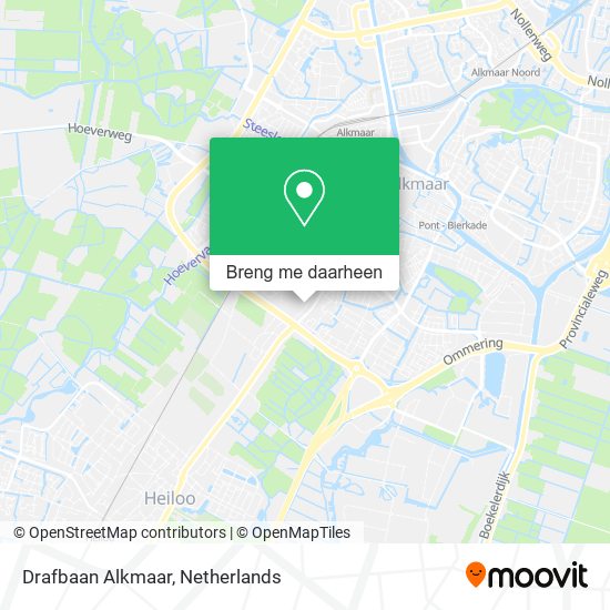 Drafbaan Alkmaar kaart