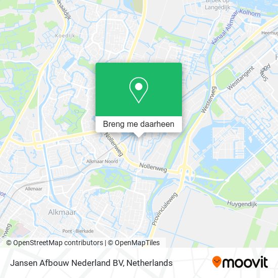 Jansen Afbouw Nederland BV kaart